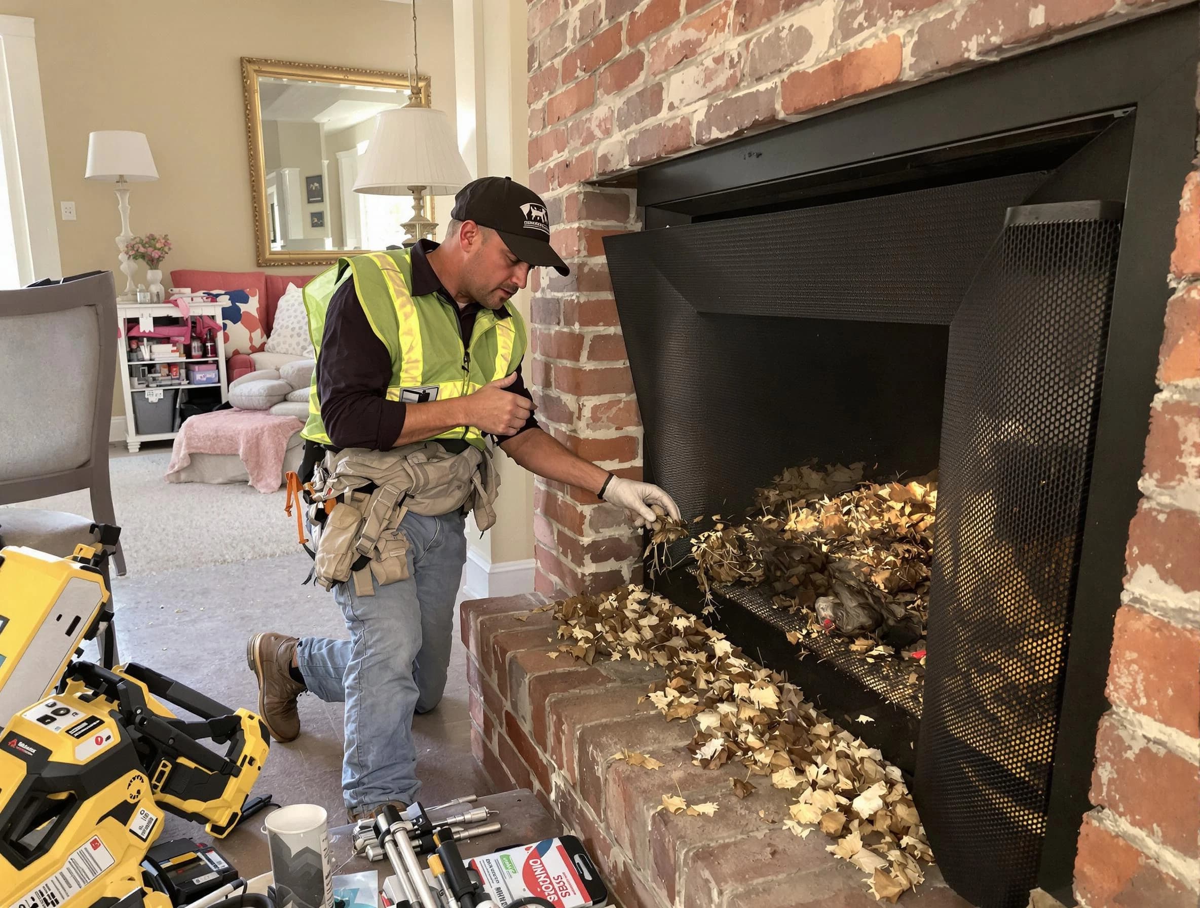 Safe screening installation by New Sewickley Chimney Sweep in New Sewickley, PA