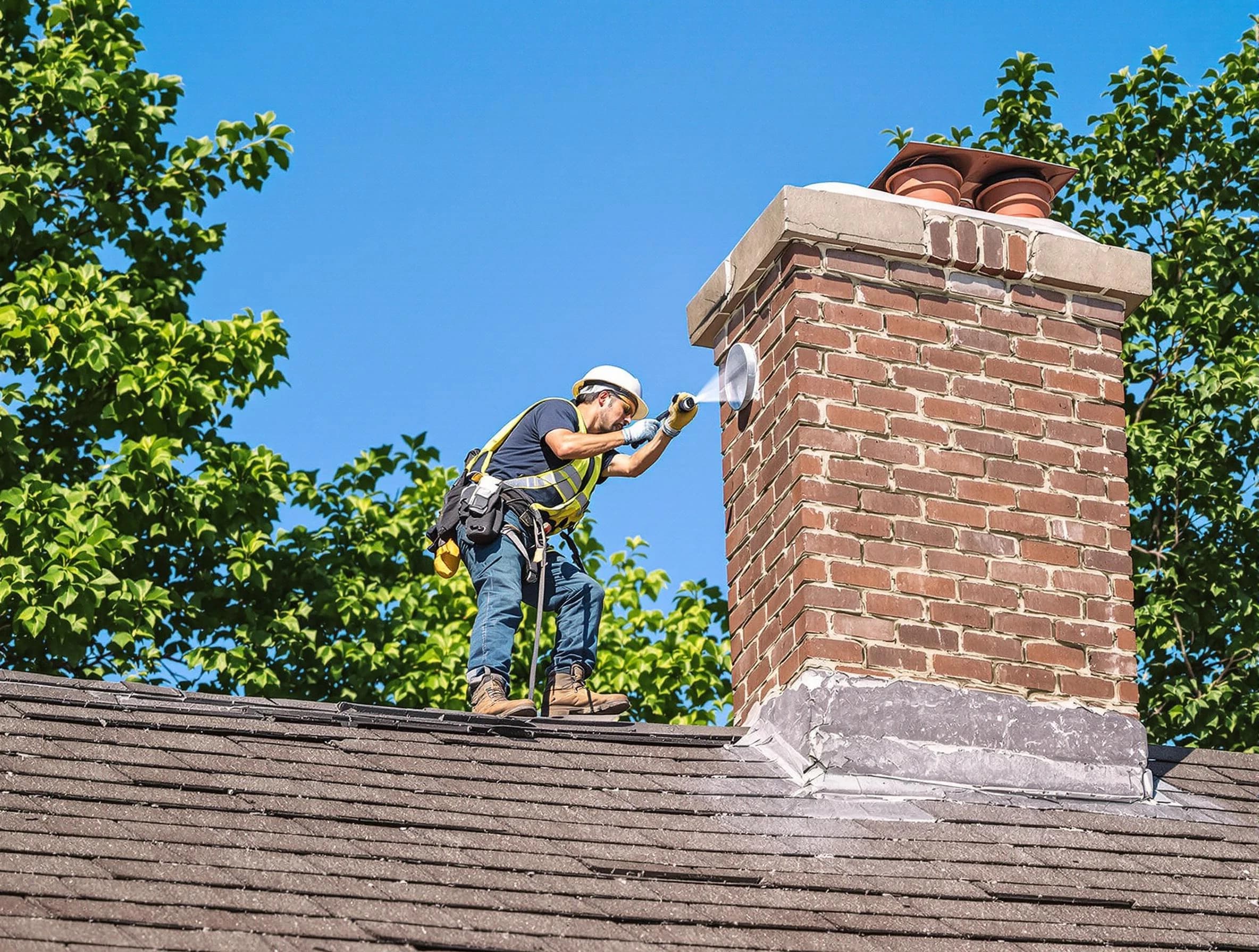 New Sewickley Chimney Sweep performing an inspection with advanced tools in New Sewickley, PA