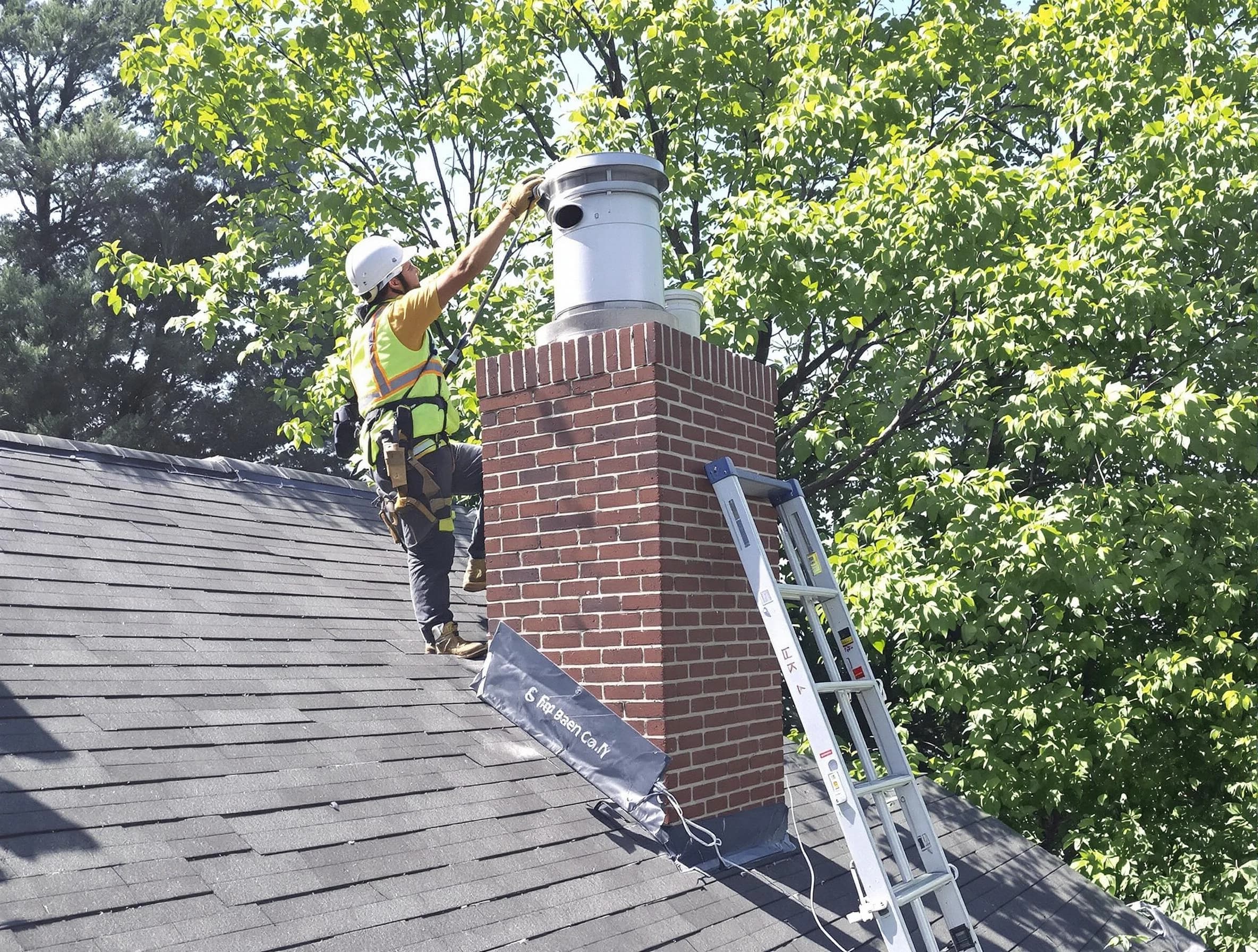 Chimney liner inspection by New Sewickley Chimney Sweep in New Sewickley, PA