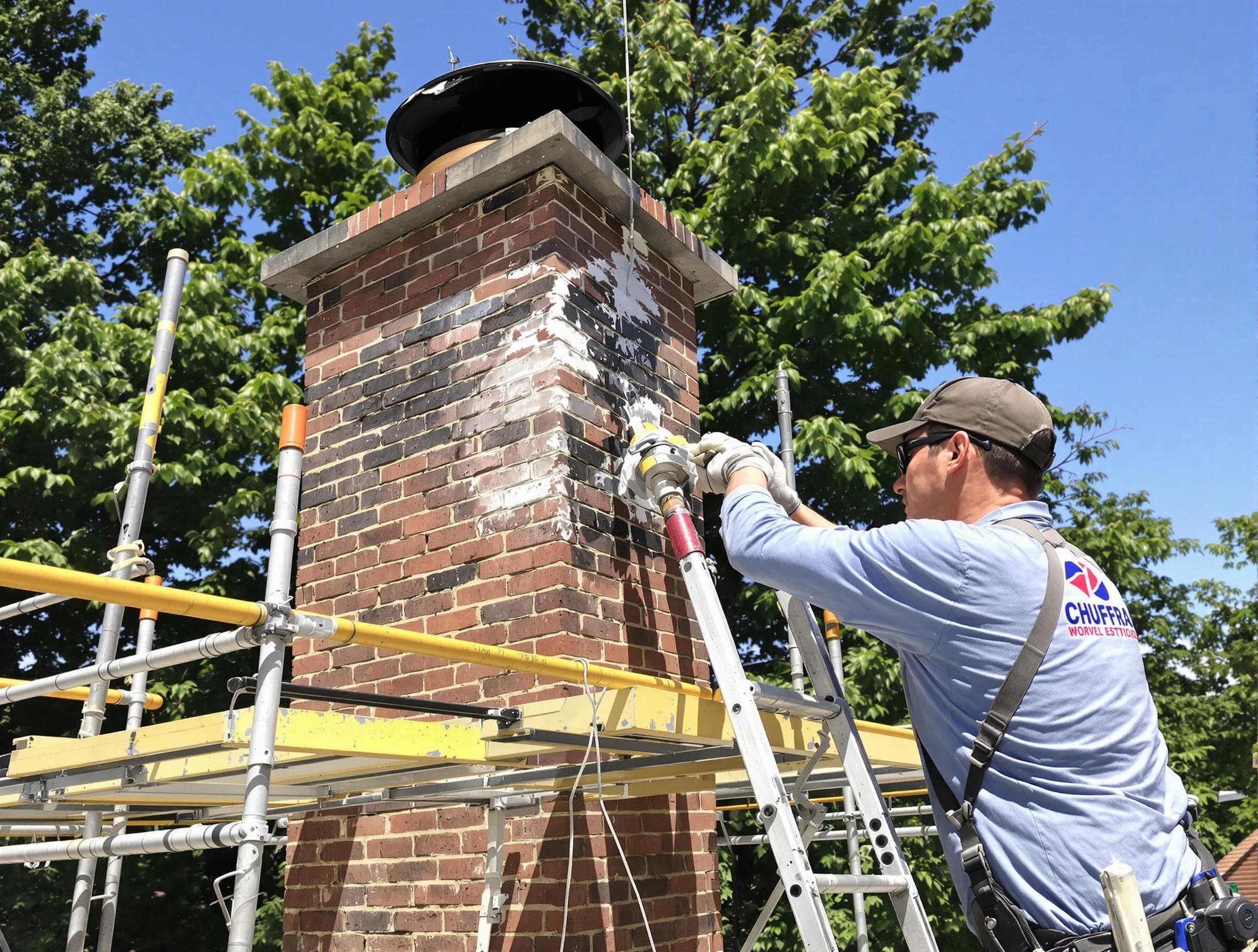 Structural chimney repair by New Sewickley Chimney Sweep in New Sewickley, PA