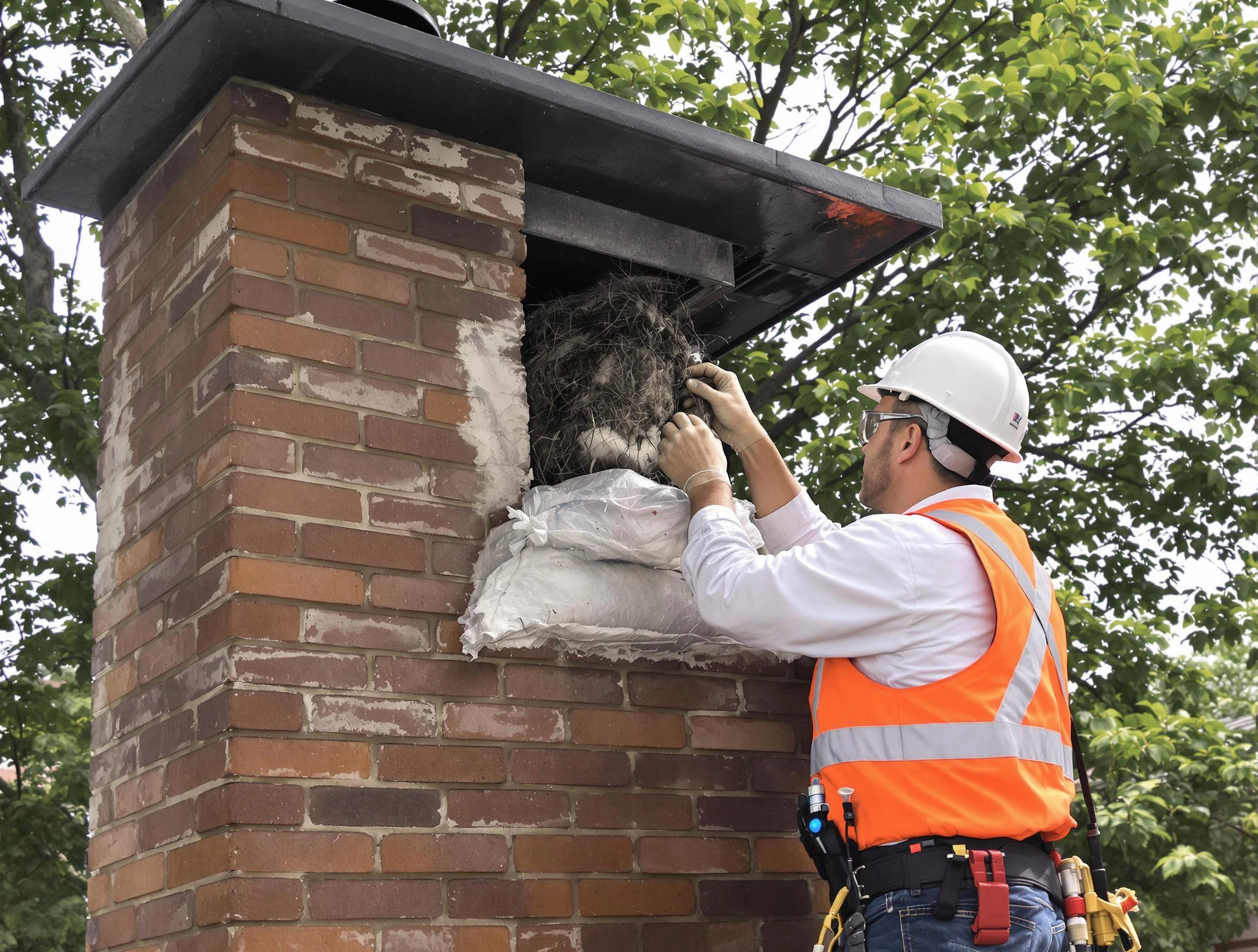 Humane removal of debris and animals by New Sewickley Chimney Sweep in New Sewickley, PA