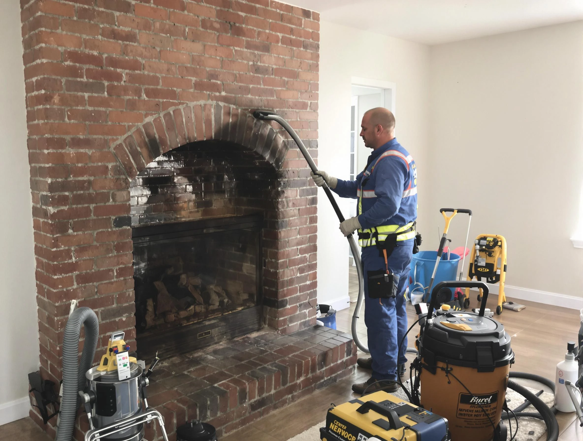 New Sewickley Chimney Sweep expert performing detailed chimney sweep in New Sewickley, PA